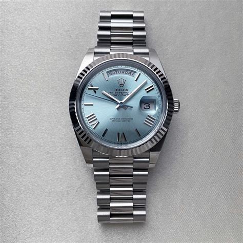 platinum rolex day date 40mm|newest Rolex platinum day date.